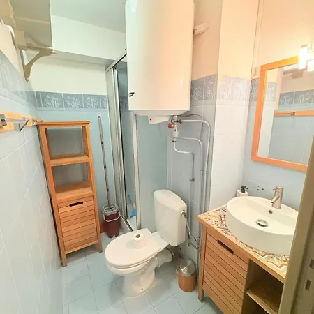 Apartament Les Sables Fins, Joli Front De Mer, 1 Min Des Plages, Parking *
